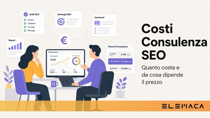Costi consulenza SEO: quanto costa una consulenza SEO e da cosa dipende il prezzo