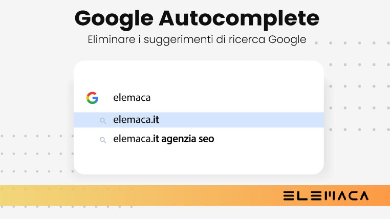 Al momento stai visualizzando Eliminare suggerimenti di ricerca Google: rimuovere Google Autocomplete